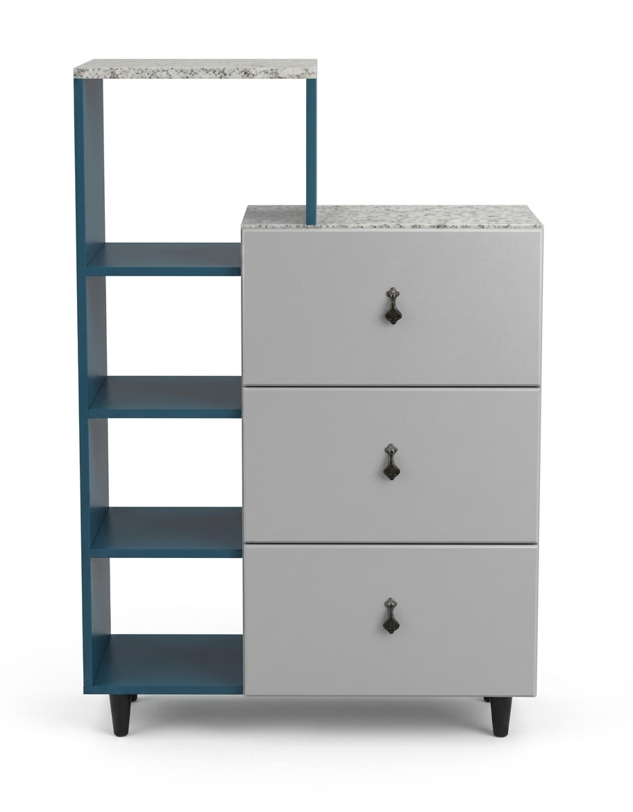 Decorative Cabinet with Three Drawers
