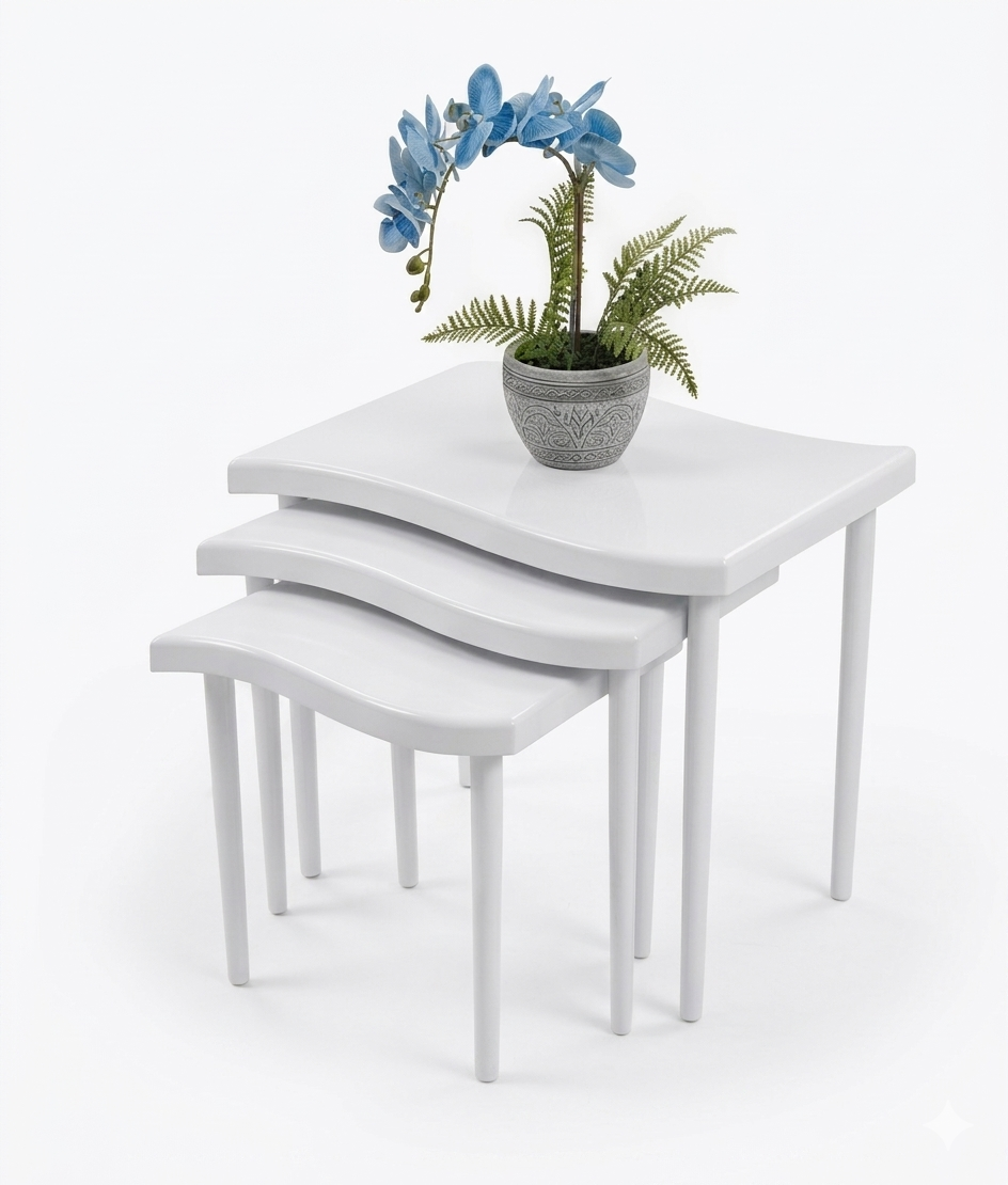 Swedish Nesting Table Set 3 Pieces